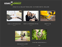 Tablet Screenshot of educo-consult.sk